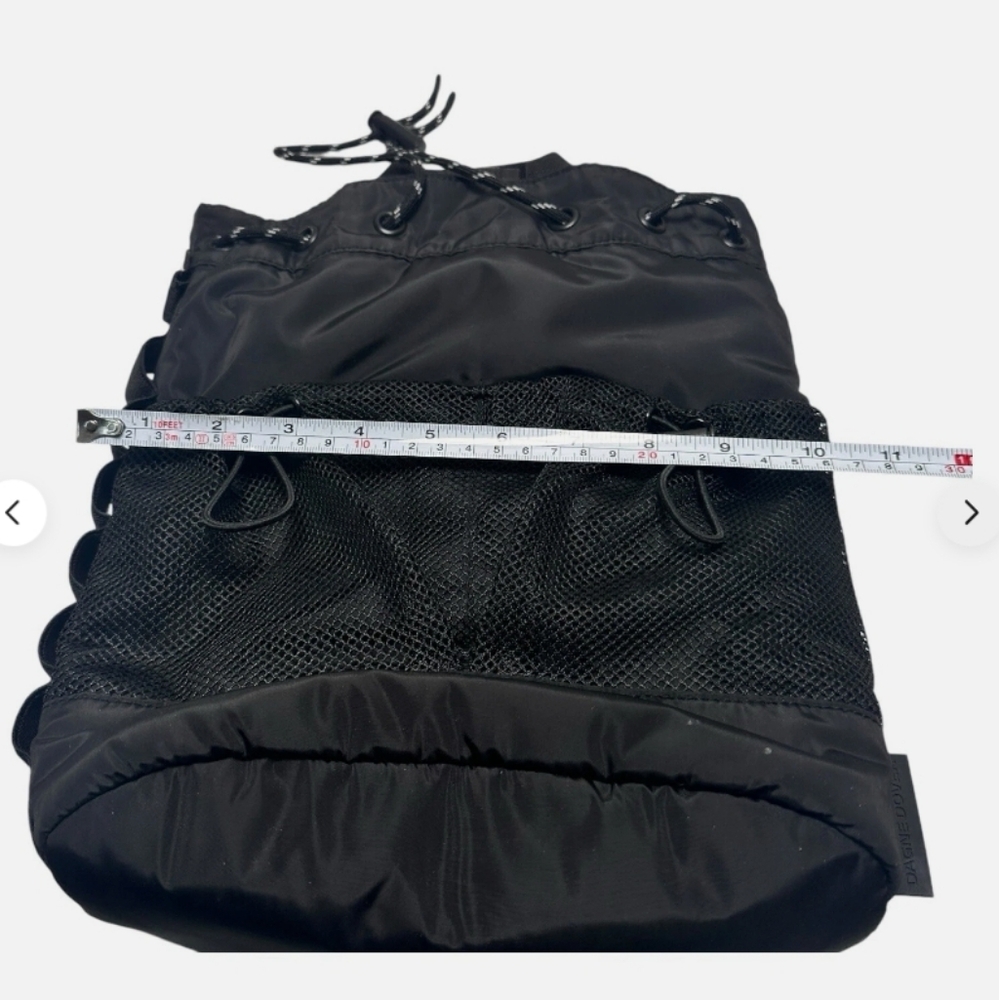 Dagne Dover Black Drawstring Backpack - Picture 11 of 12